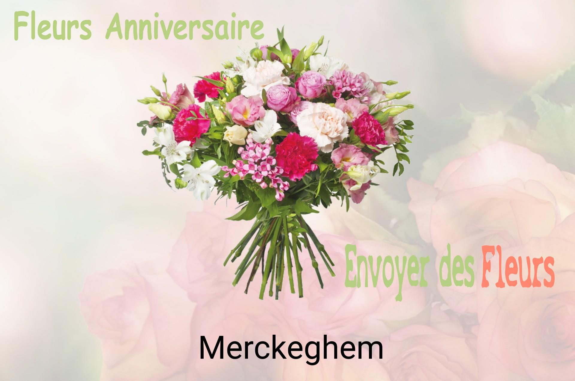 Bouquet de fleurs d’anniversaire livré à Merckeghem